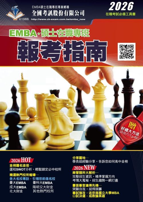 2026 EMBA碩士在職專班報考指南